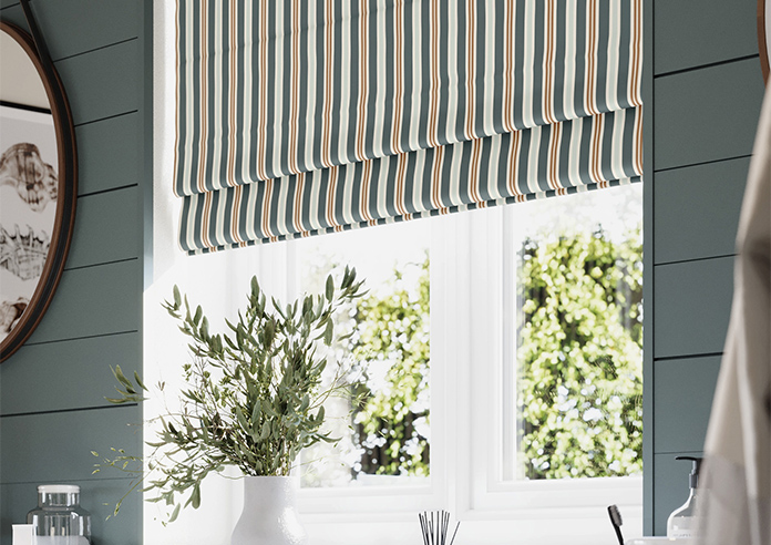 The British Stripe Co. Charles, Teignbridge No.1 - Twist&Fit Roman Blind - Image 5